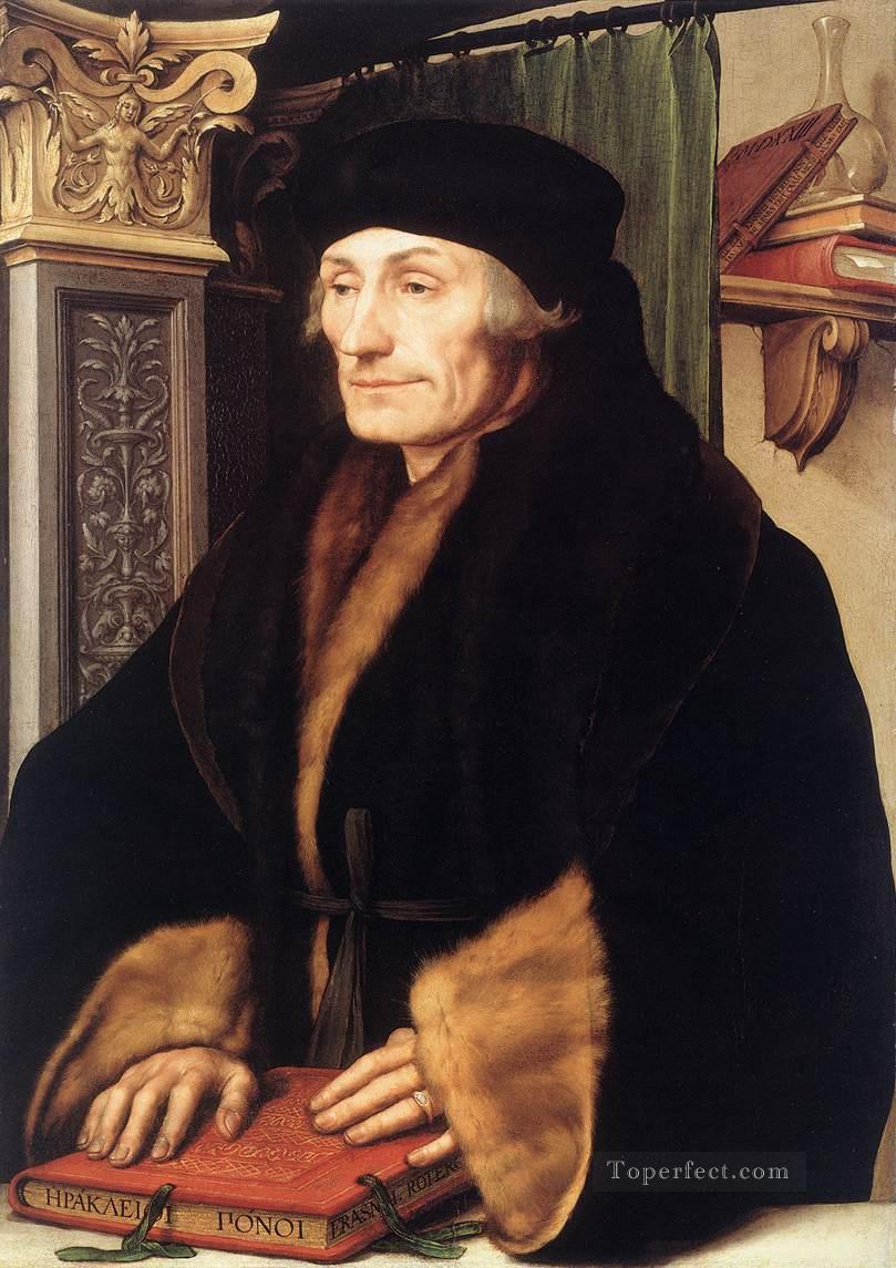 Portrait of Erasmus of Rotterdam Renaissance Hans Holbein the Younger Oil Paintings